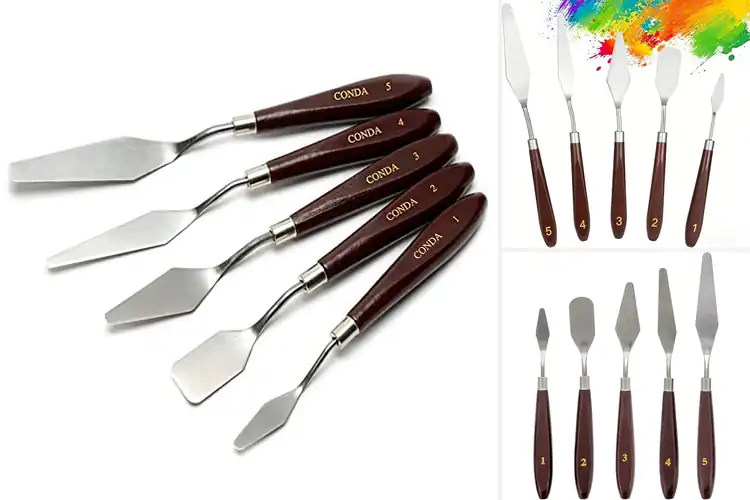 Detailed view of Best Palette Knives For Impasto Techniques