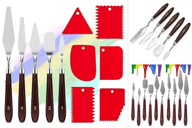 Detailed view of Best Palette Knives For Mixed Media Art