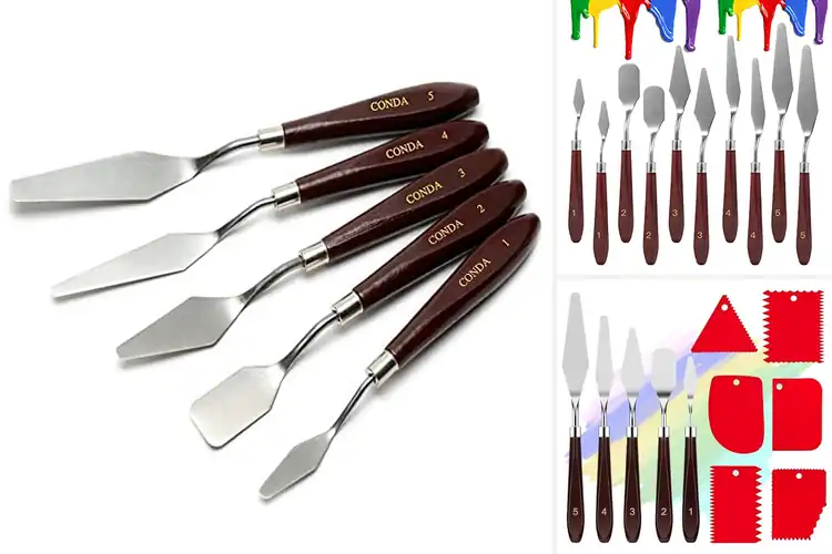 Detailed view of Best Palette Knives For Texture Painting