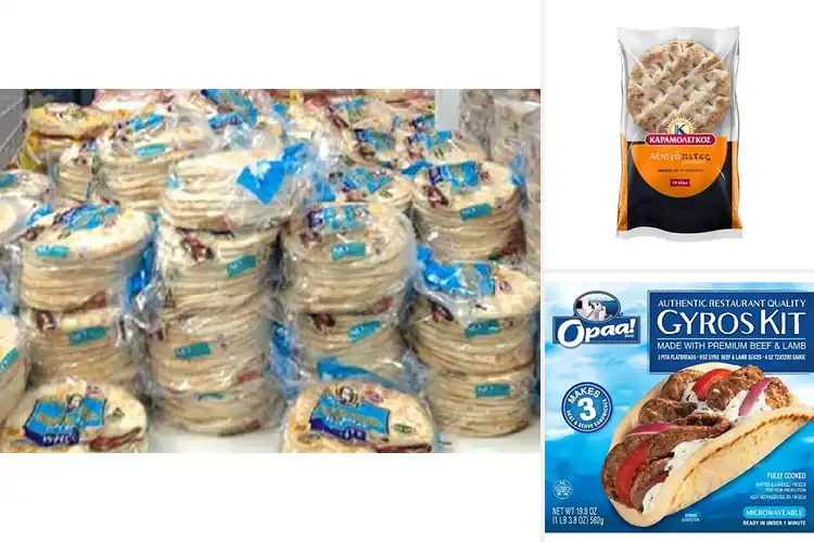 Detailed view of Best Pitas For Gyros