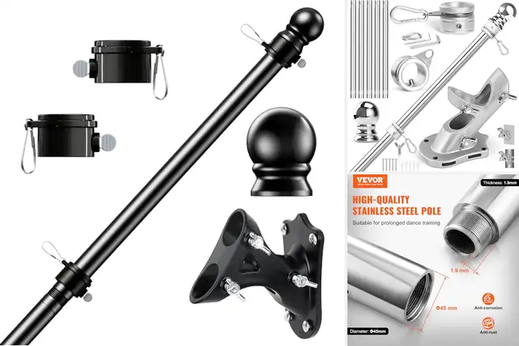 Detailed view of Best Pole Kits: Effortless Flag Display Solutions