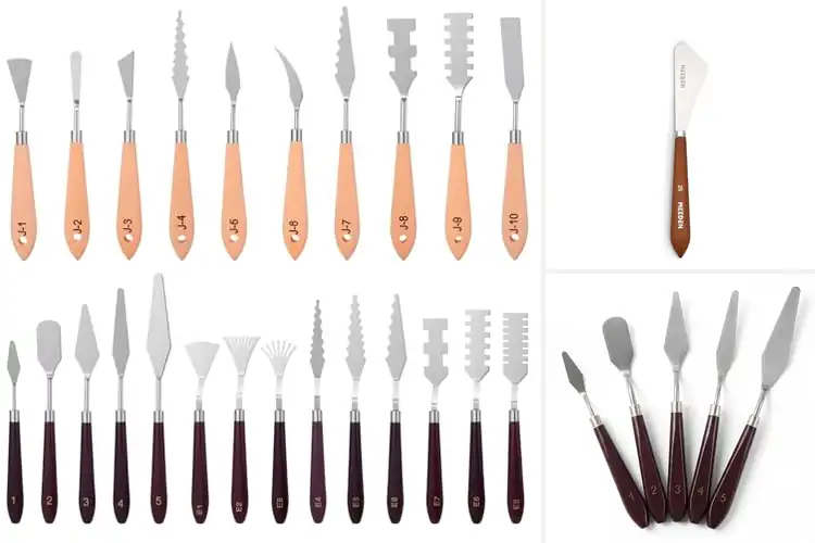 Detailed view of Best Precision Palette Knives For Detailing