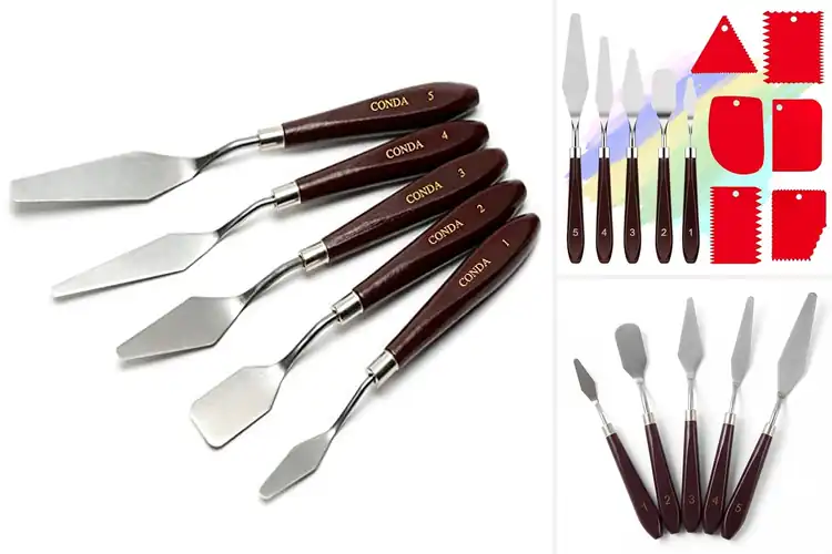 Detailed view of Best Precision Palette Knives