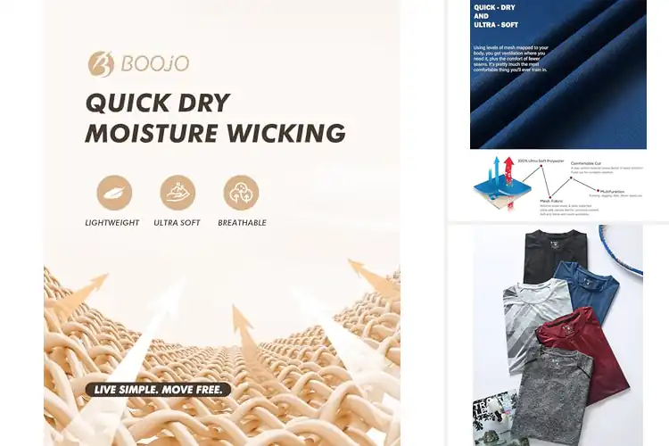 Detailed view of Best Quick Dry Sportswears