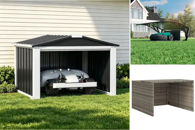 Detailed view of Best Robot Lawn Mower Shelters