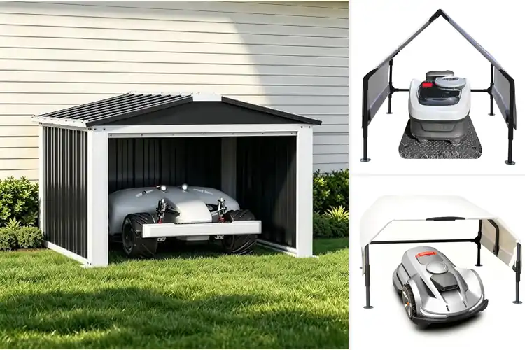 Detailed view of Best Robot Mower Garages: Top Shelters to Protect Your Mower