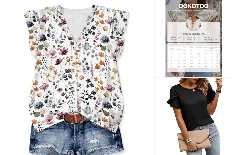 Detailed view of Best Ruffle Sleeve Shirts: Effortless Style Made Simple