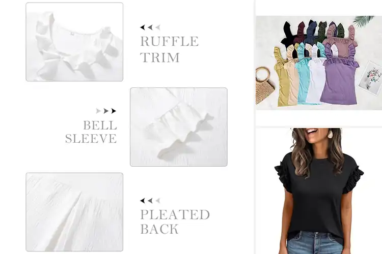 Detailed view of Best Ruffle Tops