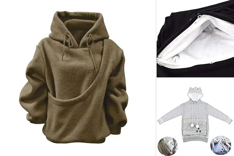 Detailed view of Best Small Dog Carrier Hoodie