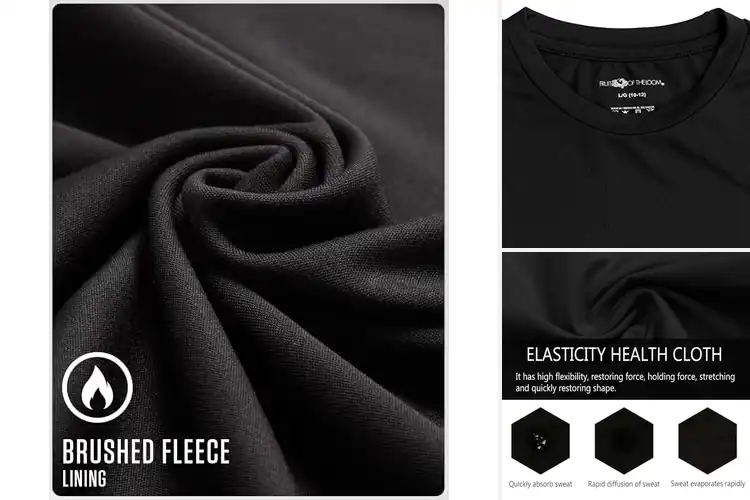 Detailed view of Best Stretchable Base Layers For Boys
