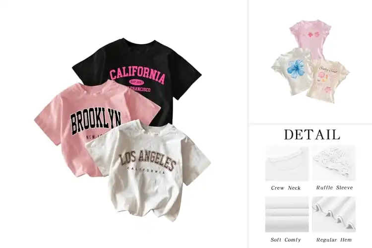 Detailed view of Best Summer Girls Shirts