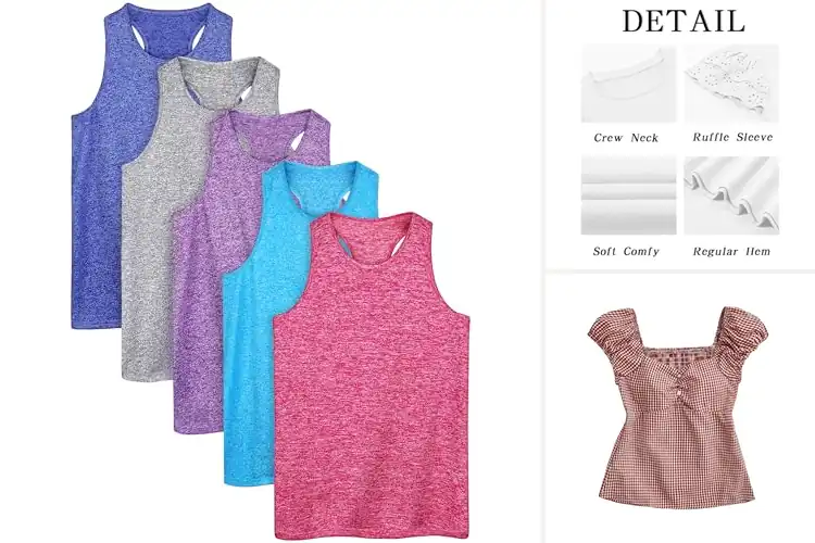 Detailed view of Best Summer Girls Tops