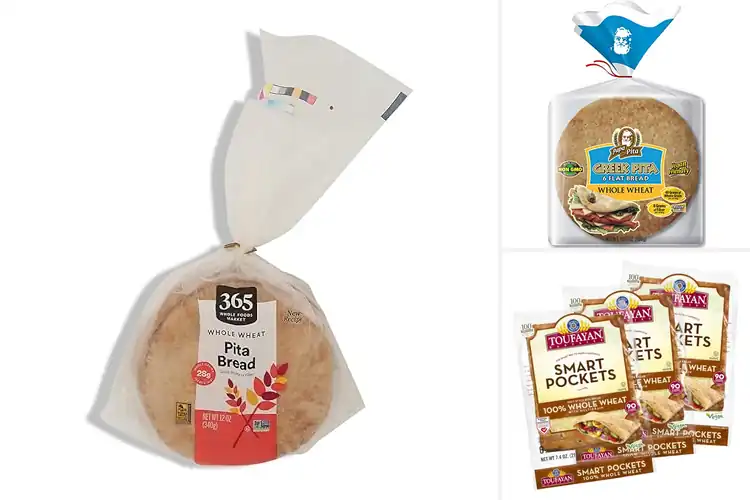 Detailed view of Best Whole Wheat Pita Pockets