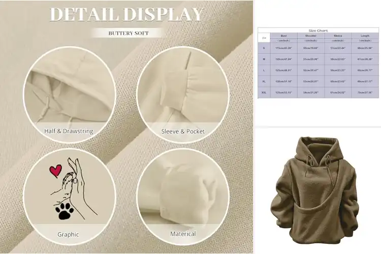 Detailed view of Best Womens Pet Hoodies