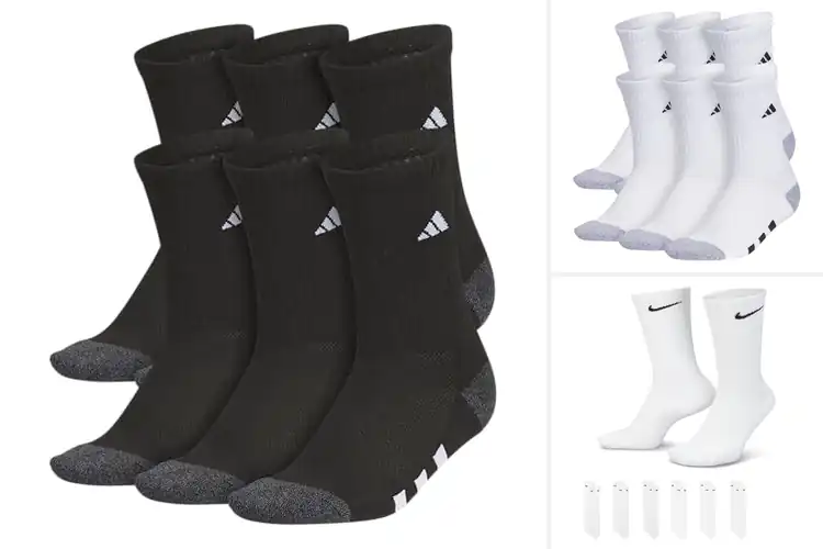 Detailed view of Best Youth Athletic Socks